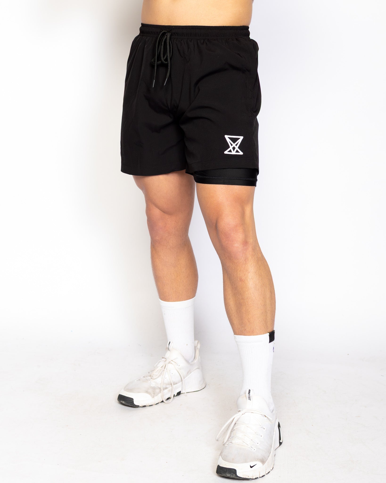 2 - in - 1 Zip Shorts - VXS GYM WEAR