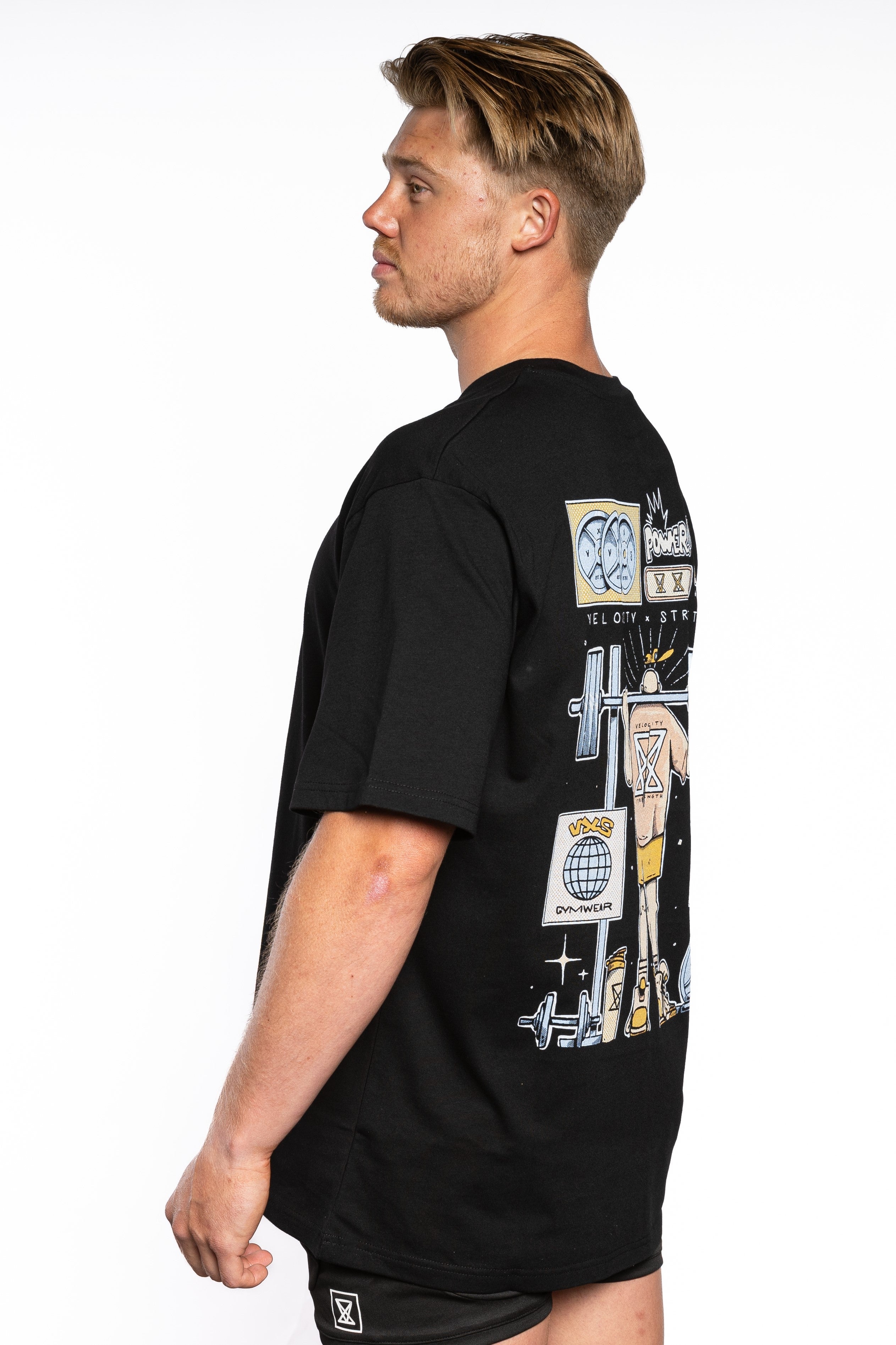 Premium Oversized T-Shirt - Legacy Edition [Unisex] - VXS GYM WEAR