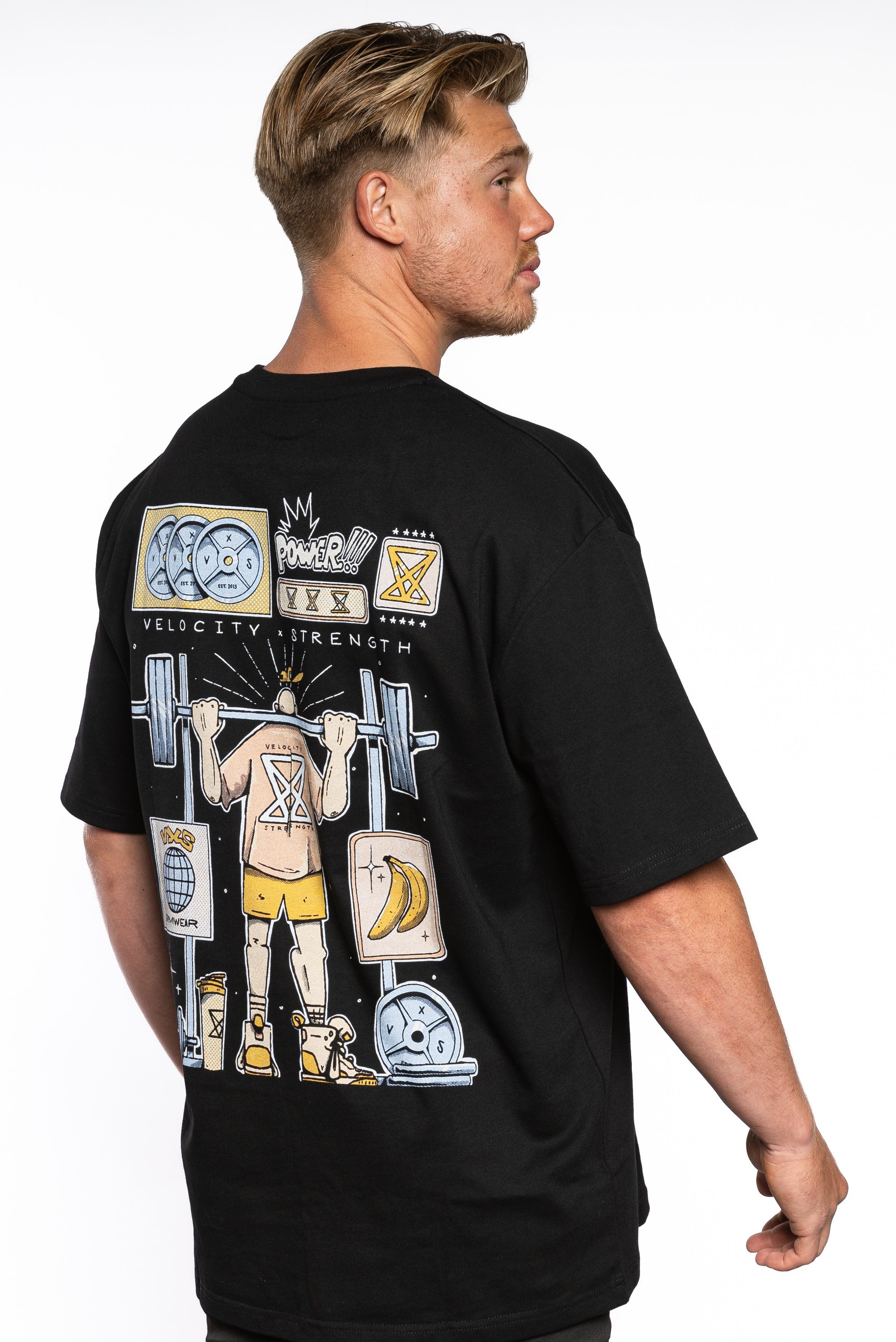 Premium Oversized T-Shirt - Legacy Edition [Unisex] - VXS GYM WEAR