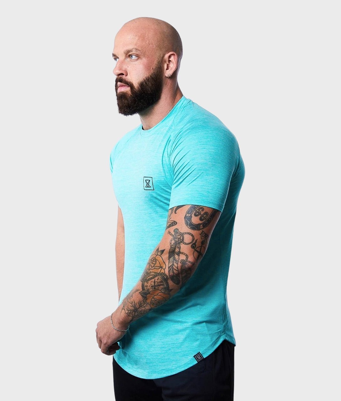 Elite T-Shirt [Aqua] - VXS GYM WEAR