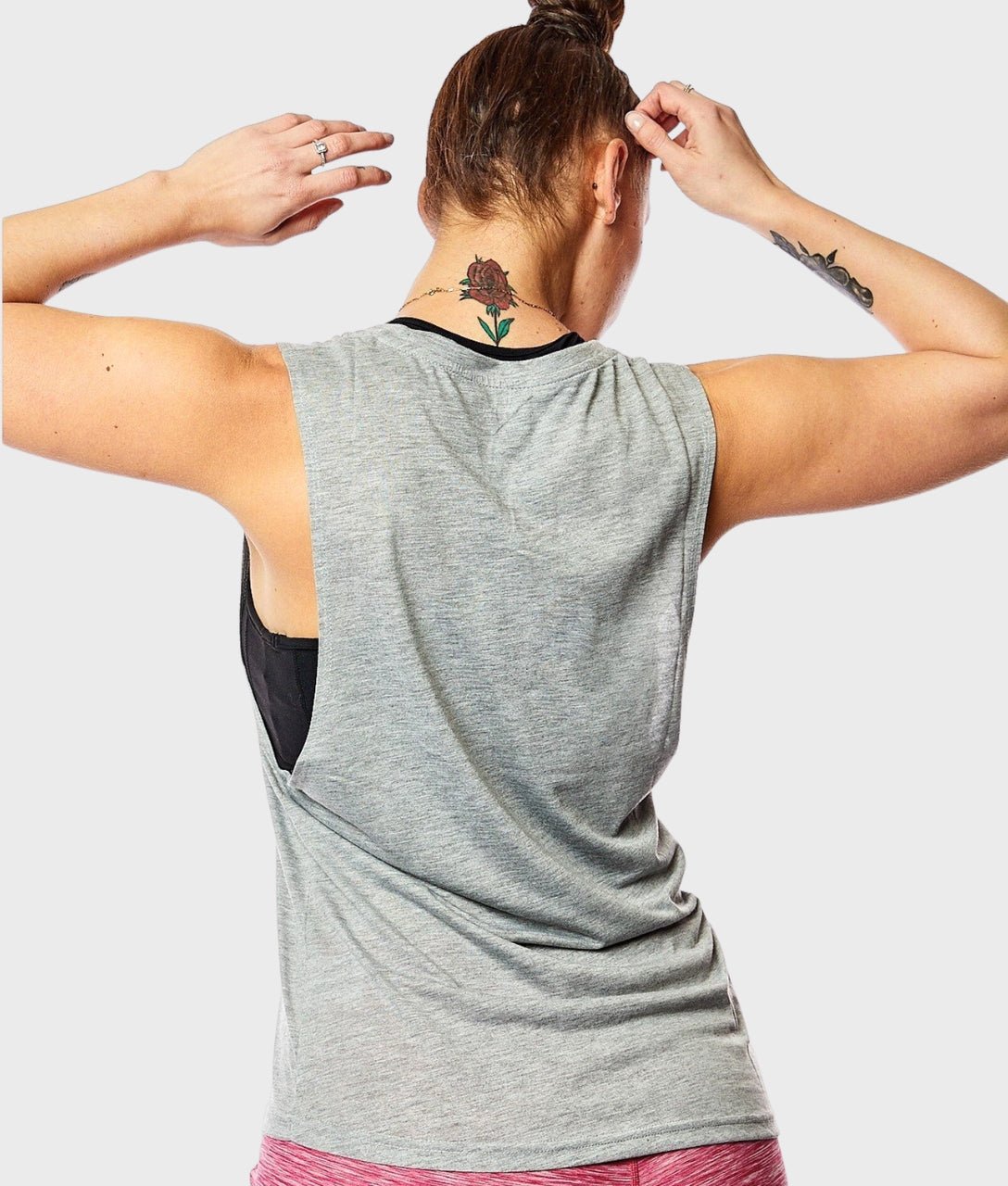 Logo Sleeveless [Grey] - VXS GYM WEAR