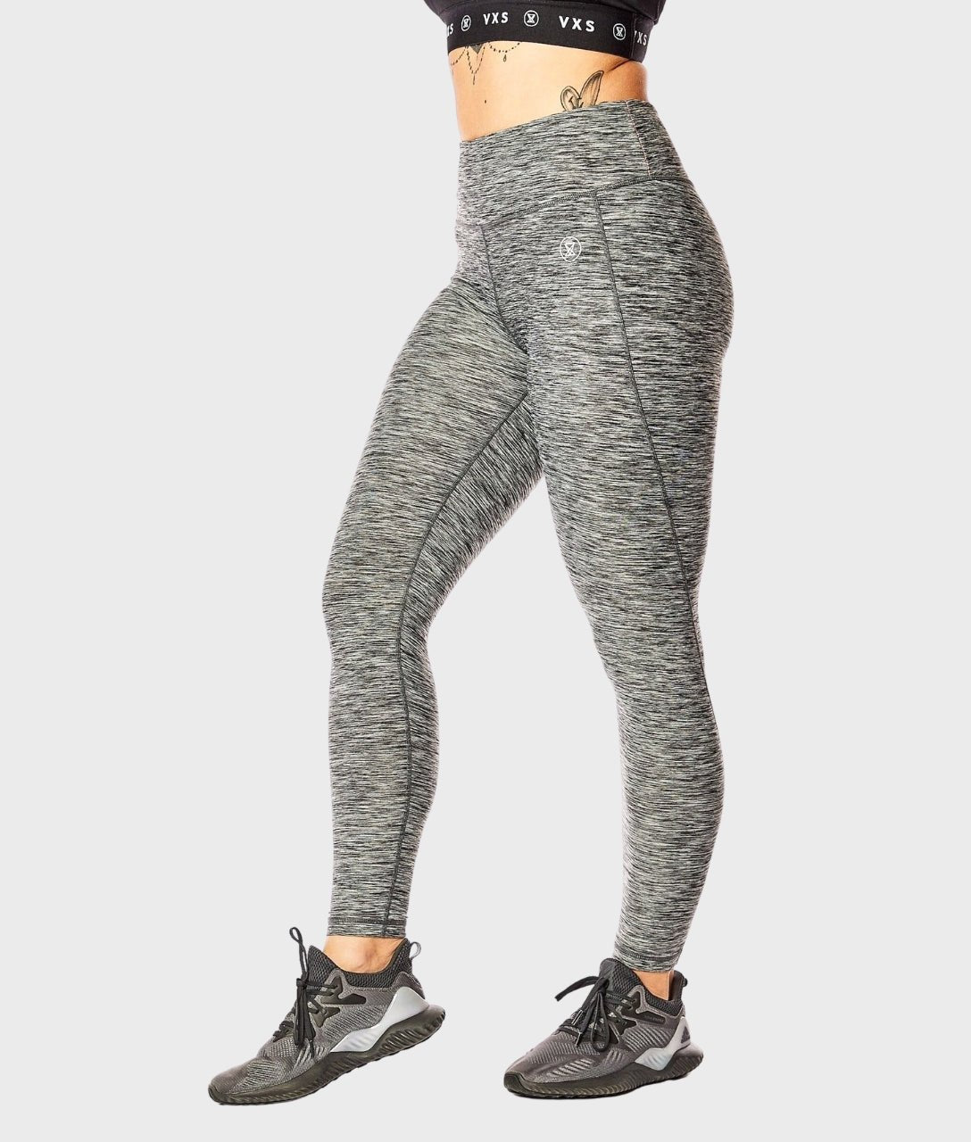 Velocity Leggings [Charcoal] - VXS GYM WEAR